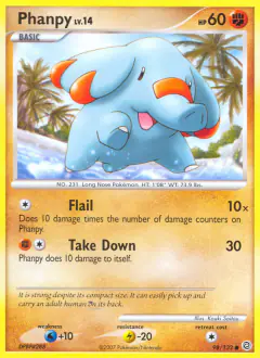 Phanpy 98/132 Common card from Secret Wonders