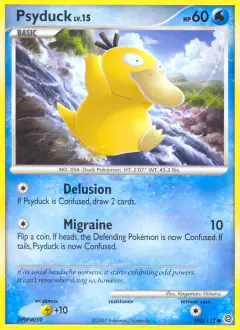 Psyduck 100/132 Common card from Secret Wonders
