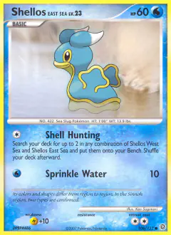 Shellos East Sea 106/132 Common card from Secret Wonders