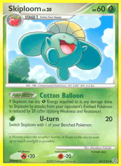 Skiploom 65/132 Uncommon card from Secret Wonders