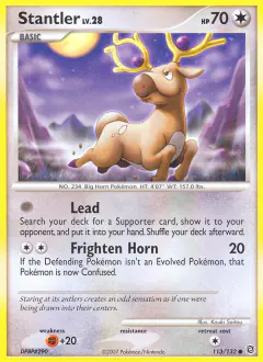 Stantler 113/132 Common card from Secret Wonders