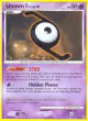 Unown [Z] 72/132 Uncommon card from Secret Wonders