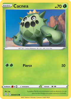 Cacnea 004/072 Common card from Shining Fates
