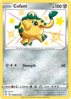 Cufant SV090/SV122 Rare Shiny card from Shining Fates