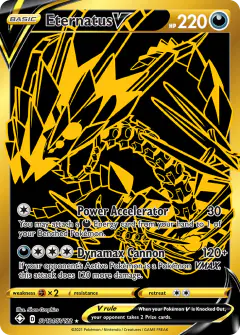 Eternatus V SV121/SV122 Rare Secret card from Shining Fates