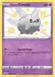 Galarian Corsola SV049/SV122 Rare Shiny card from Shining Fates