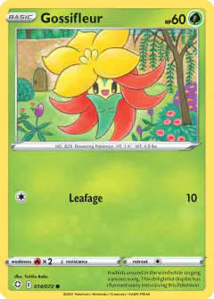 Gossifleur 014/072 Common card from Shining Fates
