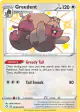 Greedent SV100/SV122 Rare Shiny card from Shining Fates