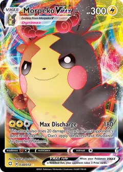 Morpeko VMAX 038/072 Rare Holo VMAX card from Shining Fates