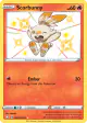 Scorbunny SV015/SV122 Rare Shiny card from Shining Fates