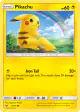 Pikachu 28/73 Common card from Shining Legends