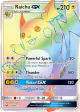 Raichu-GX 75/73 Rare Rainbow card from Shining Legends