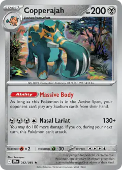 Copperajah 042/064 Rare card from Shrouded Fable