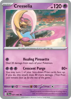 Cresselia 021/064 Rare card from Shrouded Fable
