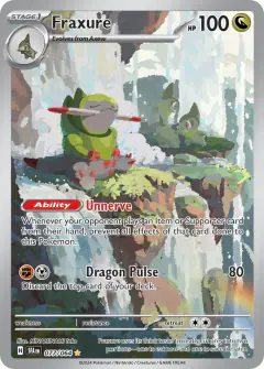 Fraxure 077/064 Illustration Rare card from Shrouded Fable