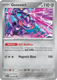 Genesect 040/064 Uncommon card from Shrouded Fable