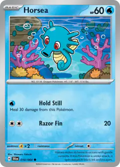 Horsea 010/064 Common card from Shrouded Fable
