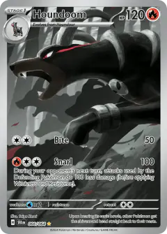 Houndoom 066/064 Illustration Rare card from Shrouded Fable