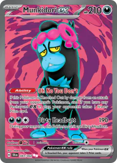 Munkidori ex 083/064 Ultra Rare card from Shrouded Fable
