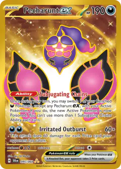 Pecharunt ex 095/064 Hyper Rare card from Shrouded Fable