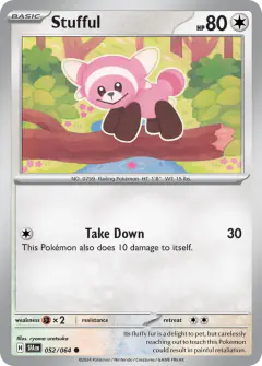 Stufful 052/064 Common card from Shrouded Fable