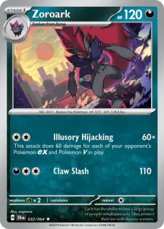 Zoroark 032/064 Rare card from Shrouded Fable