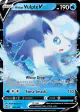 Alolan Vulpix V 033/195 Rare Holo V card from Silver Tempest