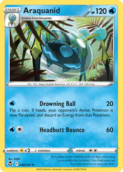 Araquanid 048/195 Uncommon card from Silver Tempest