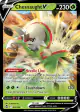 Chesnaught V 015/195 Rare Holo V card from Silver Tempest