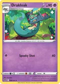 Drakloak 088/195 Uncommon card from Silver Tempest