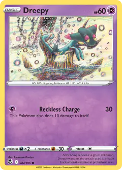Dreepy 087/195 Common card from Silver Tempest