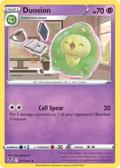 Duosion 077/195 Uncommon card from Silver Tempest