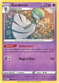 Gardevoir 069/195 Rare card from Silver Tempest