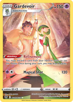 Gardevoir TG05/TG30 Trainer Gallery Rare Holo card from Silver Tempest