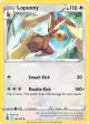 Lopunny 145/195 Uncommon card from Silver Tempest