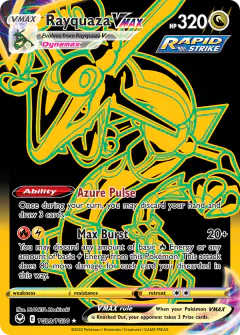 Rayquaza VMAX TG29/TG30 Rare Secret card from Silver Tempest
