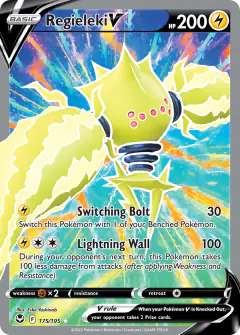 Regieleki V 175/195 Rare Ultra card from Silver Tempest