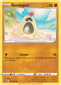Sandygast 099/195 Common card from Silver Tempest