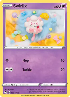 Swirlix 083/195 Common card from Silver Tempest