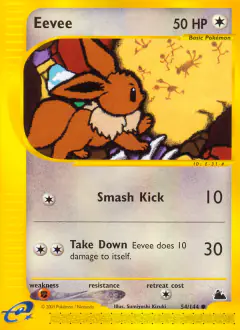 Eevee 54/144 Common card from Skyridge