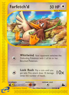 Farfetch'd 55/144 Common card from Skyridge