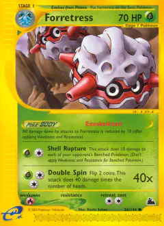 Forretress 56/144 Common card from Skyridge
