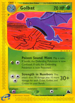 Golbat 60/144 Common card from Skyridge