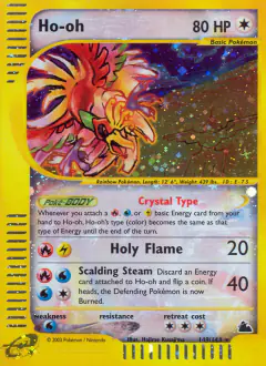 Ho-oh 149/144 Rare Secret card from Skyridge