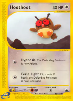 Hoothoot 65/144 Common card from Skyridge