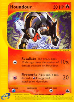 Houndour 66/144 Common card from Skyridge