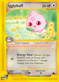 Igglybuff 67/144 Common card from Skyridge