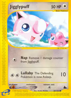 Jigglypuff 68/144 Common card from Skyridge
