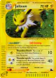 Jolteon H12/H32 Rare Holo card from Skyridge