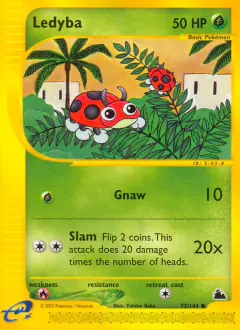 Ledyba 73/144 Common card from Skyridge
